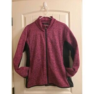 🪻 Marc New York Jacket Womens XL Pink Purple Heathered Andrew Marc Full Zip 🪻